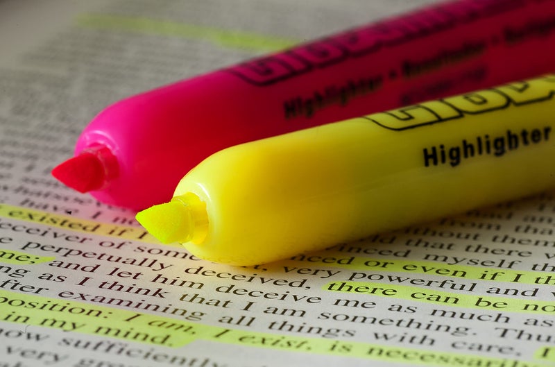 Promarx HS09-ALCB02-48 Glowline RT Retractable Highlighters, Yellow and Pink, 2 Count - Image 4